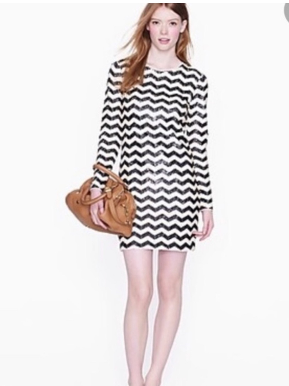 J. Crew Chevron sequin Mini Dress
